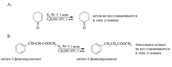 Гидрирование алкенов