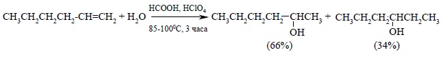 Гидратация алкенов