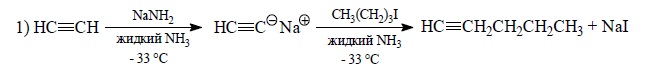 Получение алкинов